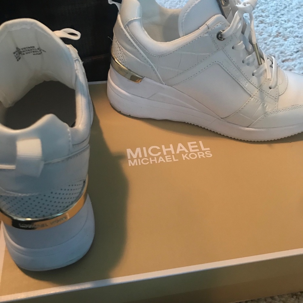 Michael Kors wedge sneakers